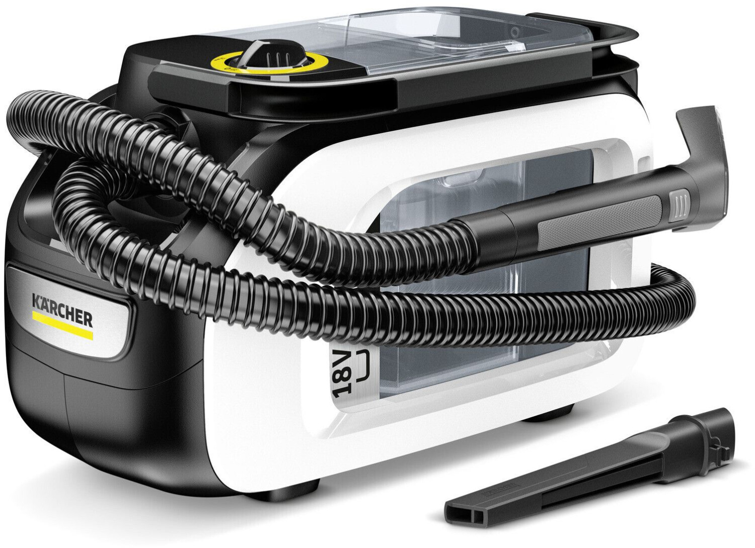 فرش‌ شوی و مبل‌ شوی کرشر آلمان  رنگ سفید مدل Kärcher  SE 3-18 Compact